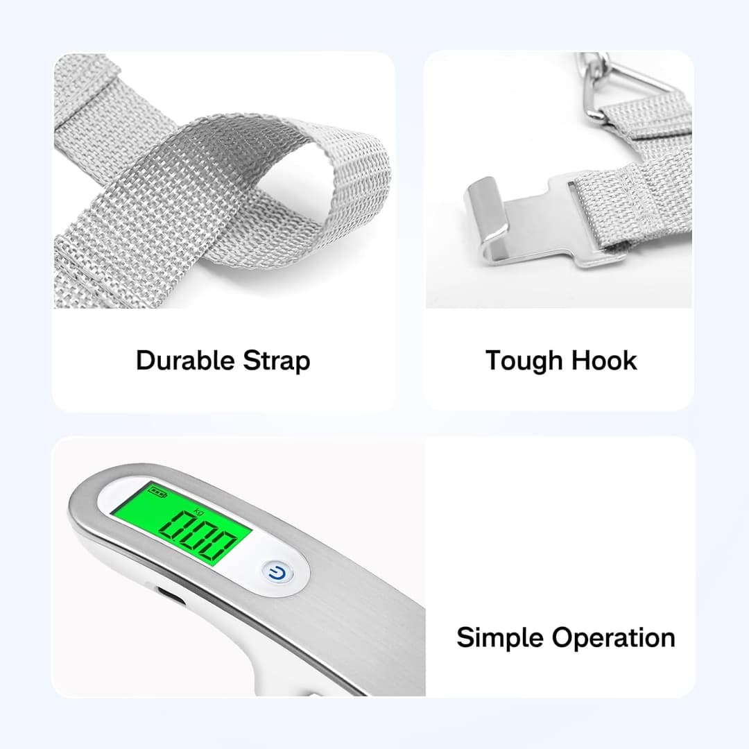 Rechargeable Portable Digital Luggage Scale - View 6