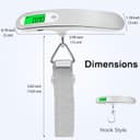 Rechargeable Portable Digital Luggage Scale - View 8