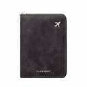 Suede Passport Holder Travel Wallet, Card and Document Organizer - View 1