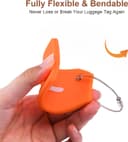 Travel Luggage Tags, Durable PU Leather Bag Tags Set of 2 - View 5
