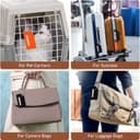 Travel Luggage Tags, Durable PU Leather Bag Tags Set of 2 - View 6